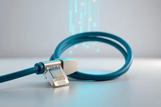 Cabo de rede ethernet para aproveitar planos de internet de alta velocidade