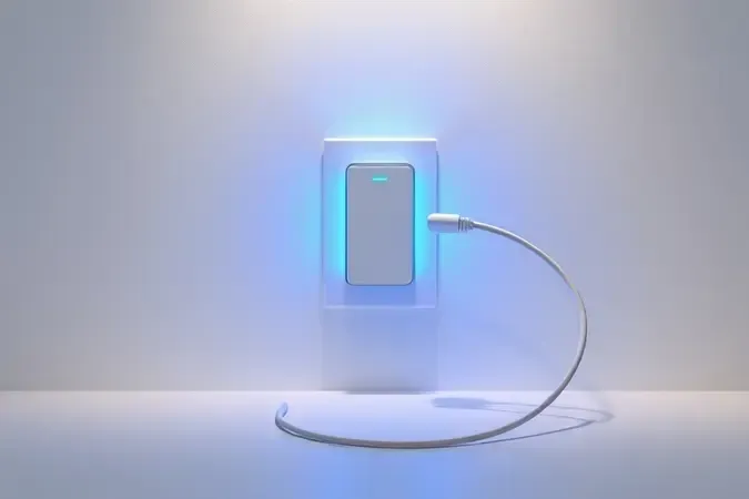Ilustração conceitual 3D de fiação elétrica com fio neutro para instalação de interruptor inteligente