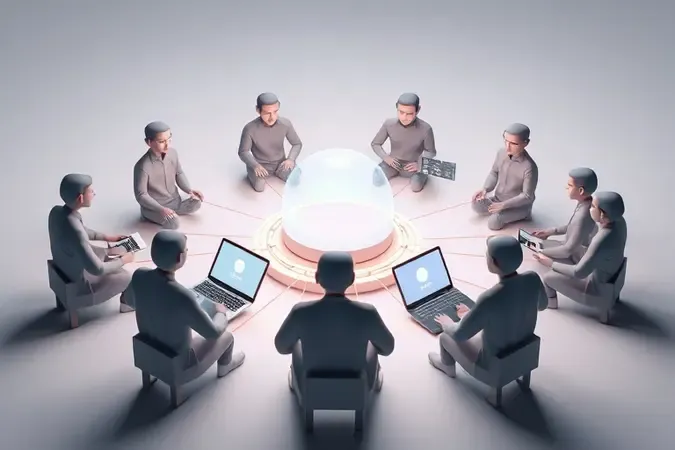 Diferentes perfis de usuários conectados a uma rede central representando o público do Wi-Fi 7